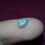 Thumbnail: 0.61ct dark base black opal from Lightning Ridge - untreated loose gemstone
