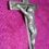 Thumbnail: Antique French Victorian solid sterling silver handmade crucifix and rosary