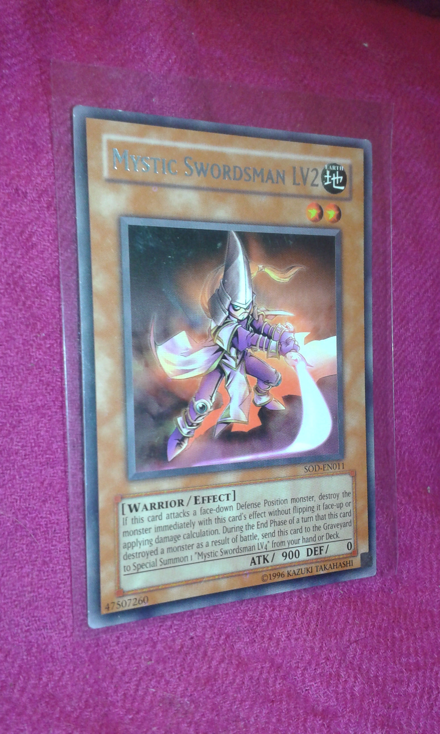 Mystic Swordsman LV2 SOD-EN011 YuGiOh trading collectible card
