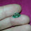 Thumbnail: 4.40cts Earth mined trilliant faceted green kunzite massive large loose gemstone