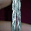Thumbnail: Triple plait solid sterling silver weave necklace handmade hand plaited jewelry