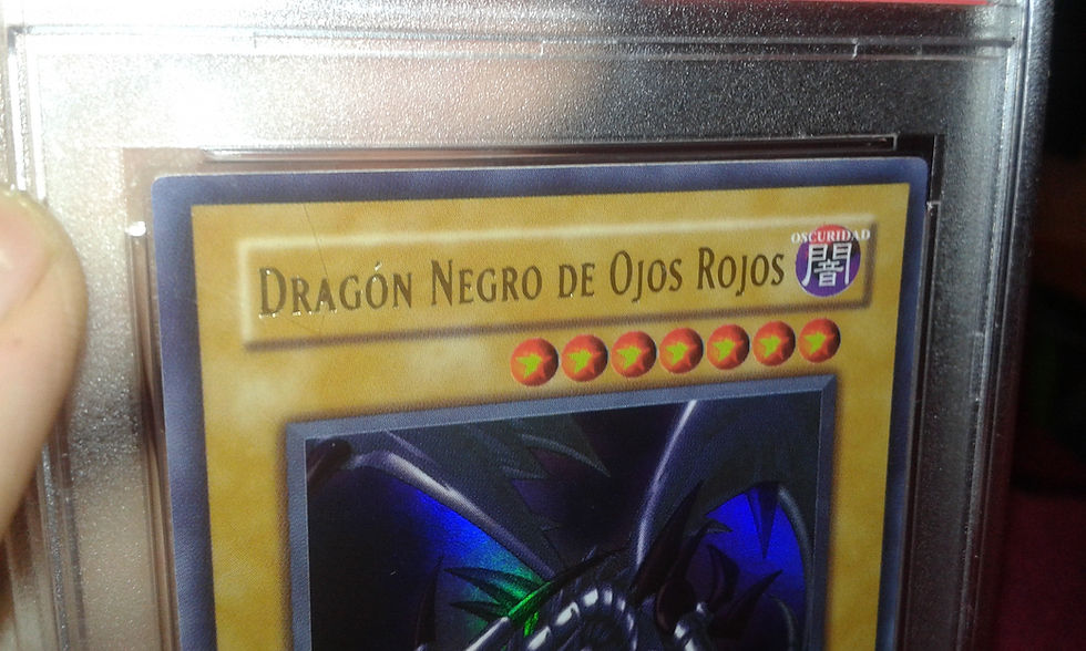 Thumbnail: LDD-S070 2002 Red Eyes Black Dragon Spanish 1st edition PSA 9 YuGiOh card