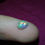 Thumbnail: 0.61ct dark base black opal from Lightning Ridge - untreated loose gemstone