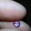 Thumbnail: 0.59ct Untreated pear faceted natural loose purple lavender colour sapphire gem