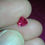 Thumbnail: 1.14ct untreated unheated pear faceted high clarity loose red sapphire gemstone