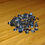 Thumbnail: 3.19ct round faceted blue sapphires - 55 loose natural royal ocean colour gems