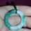 Thumbnail: Jadeite A Jade untreated gemstone green and white Bi disc ring unisex pendant