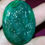 Thumbnail: Nagaraja snake god of Hinduism and Buddhism -  carved green chalcedony gem cameo