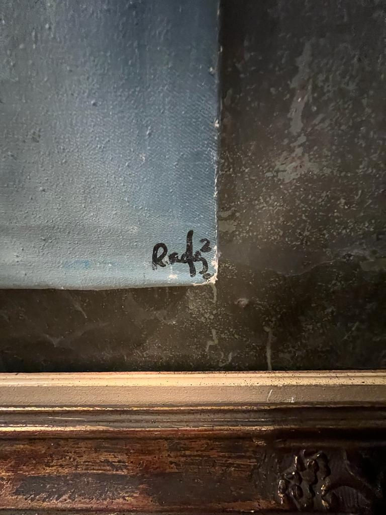 Thumbnail: Brutalist Artwork, Painted Canvas