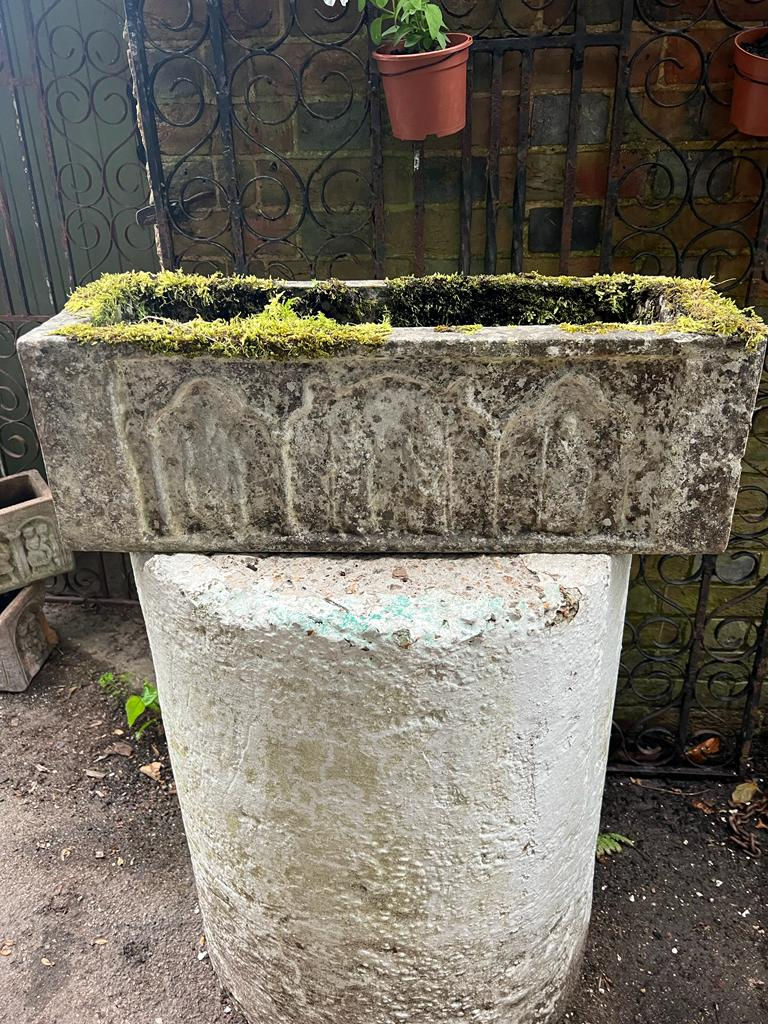 Carved Planting Trough