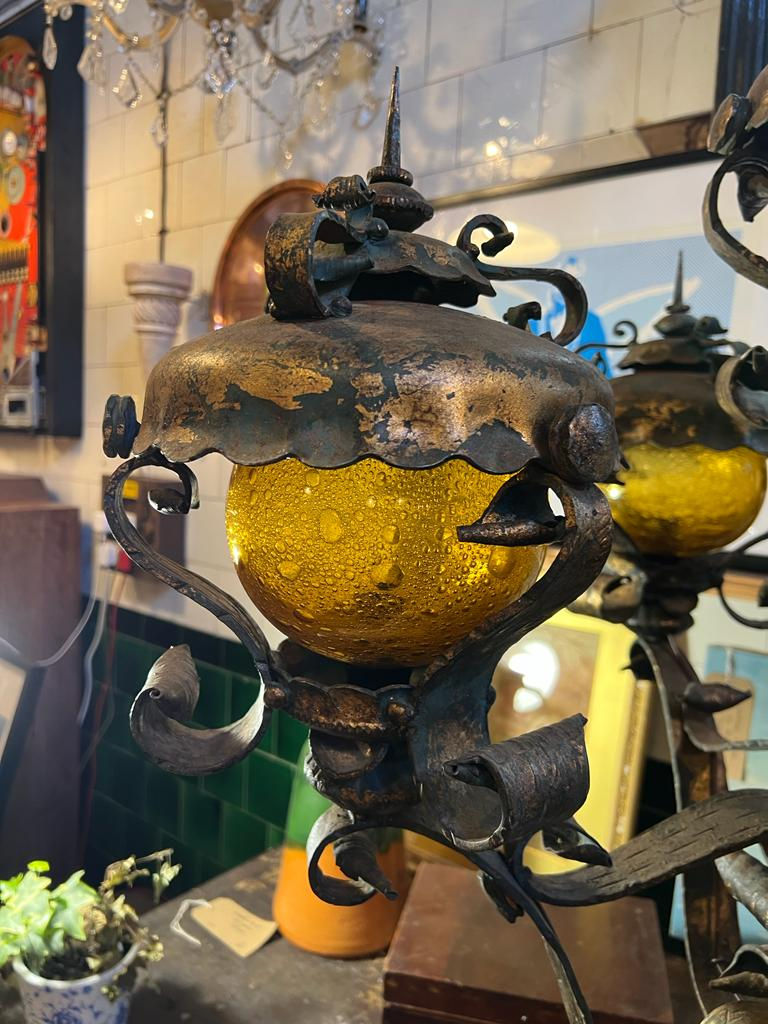Thumbnail: Spanish Revival Scrollwork Table Lamp
