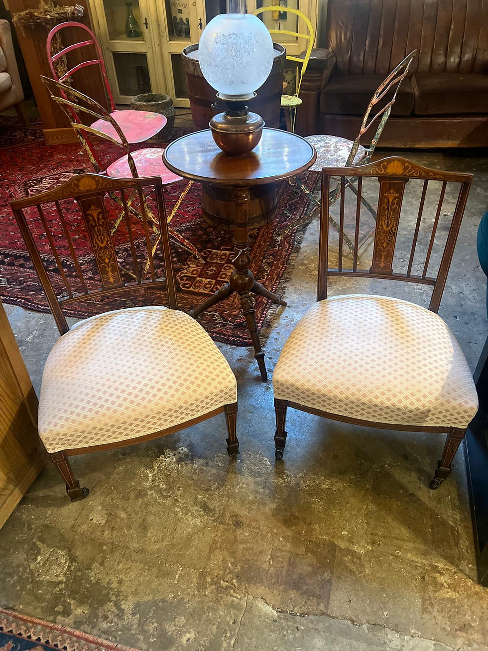 Edwardian Slipper Chairs