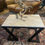 Thumbnail: Granite and Powder Coated Steel Coffee Table