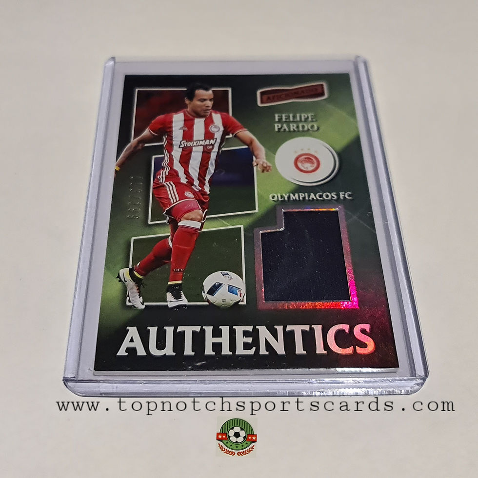 2017 Panini Aficionado Authentics Soccer Card Felipe Pardo 013/199