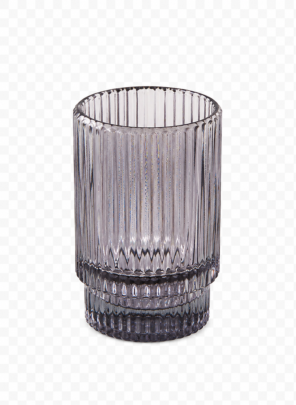 Smoke Pleated Votive
