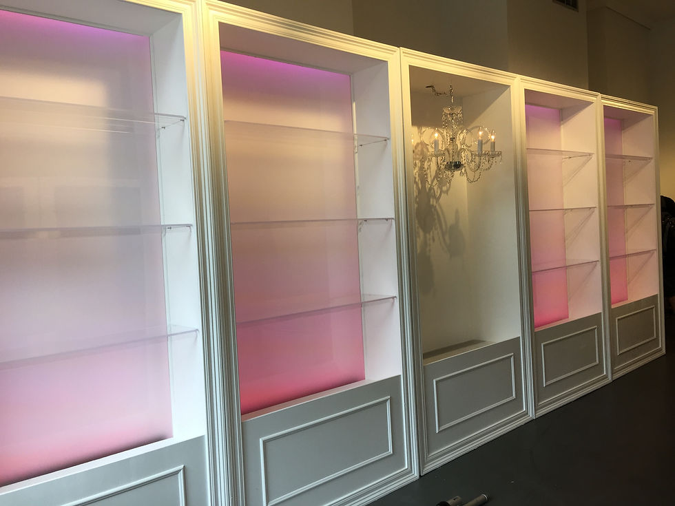 Shadowbox LED Wall | Shelf