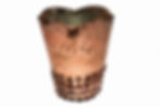 Copper Scalloped Hobnail