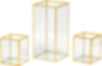 Gold Frame and Glass Geo