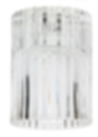 Straight Clear Ribbed