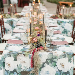 Black Taper Tablescape