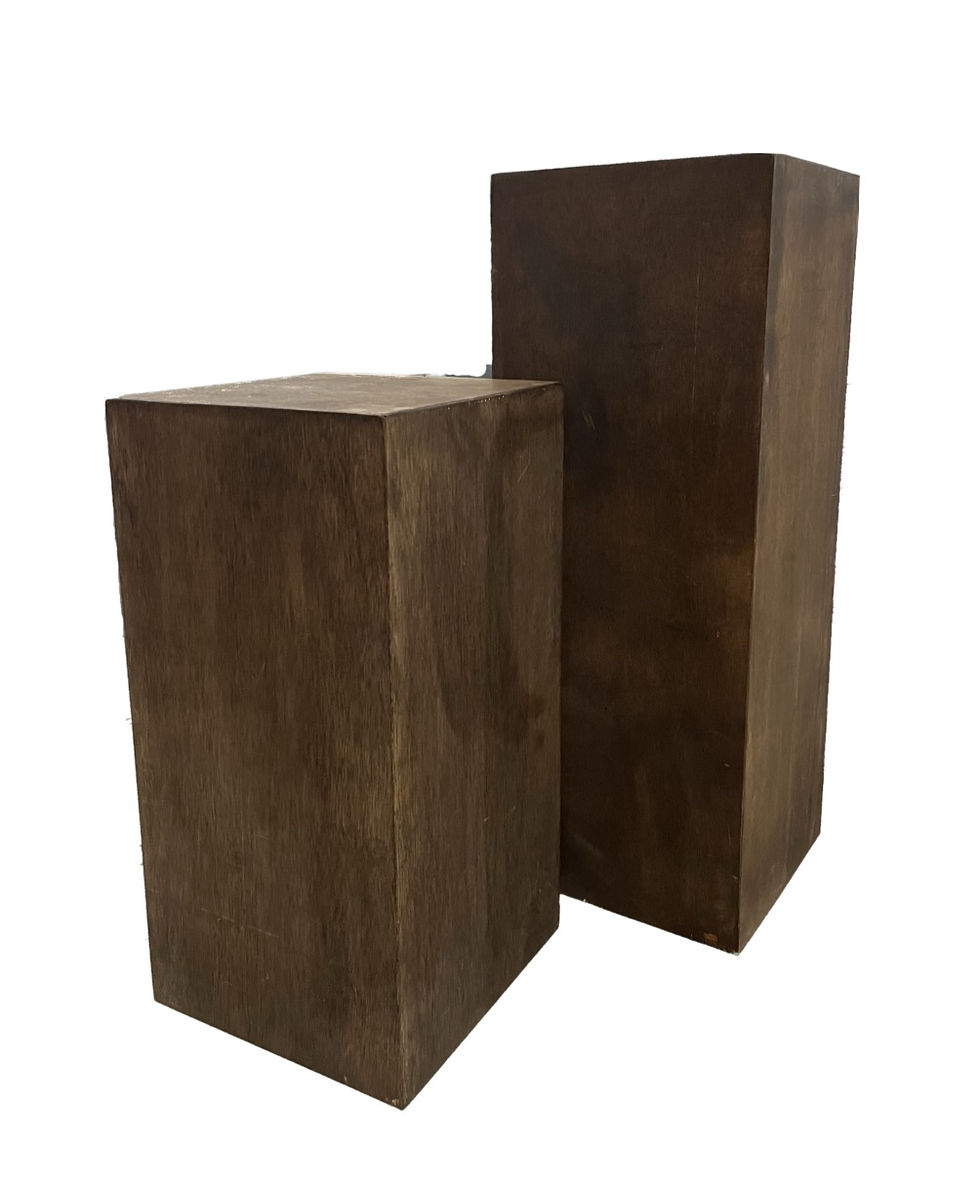 Wood Pedestals