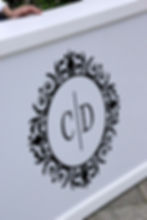 Monogrammed Bar Print