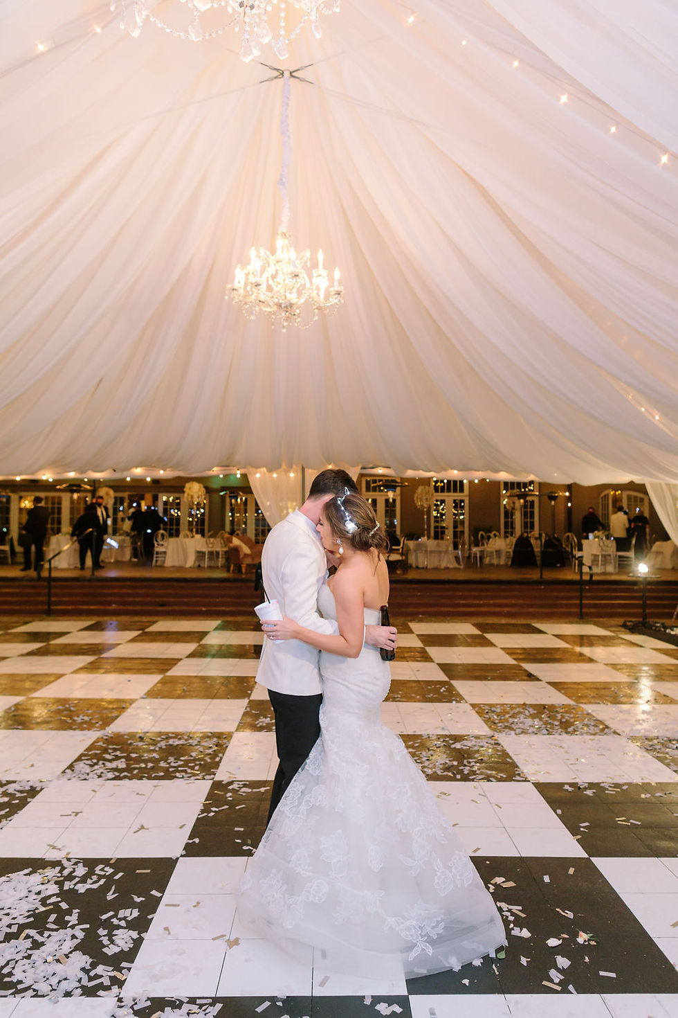 Ivory Tent Draping