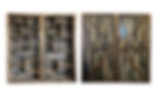 Double Sided Barn Door Wall and Shelving