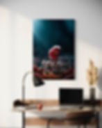 Tableau Michael Jordan décoration bureau sportif Collection Kanvas