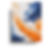 Toile murale abstraite bleu et orange art moderne Collection Kanvas