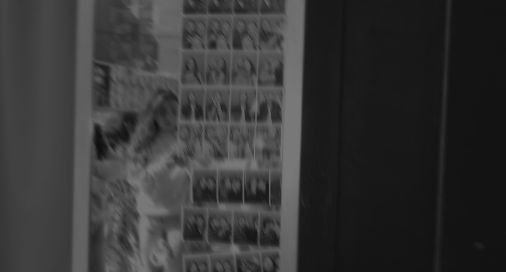 Black and w´hite vintage photo booth
