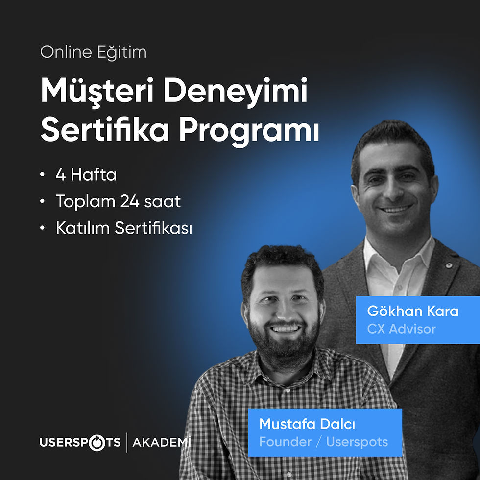 Müşteri Deneyimi Sertifika Programı / Kasım 2023