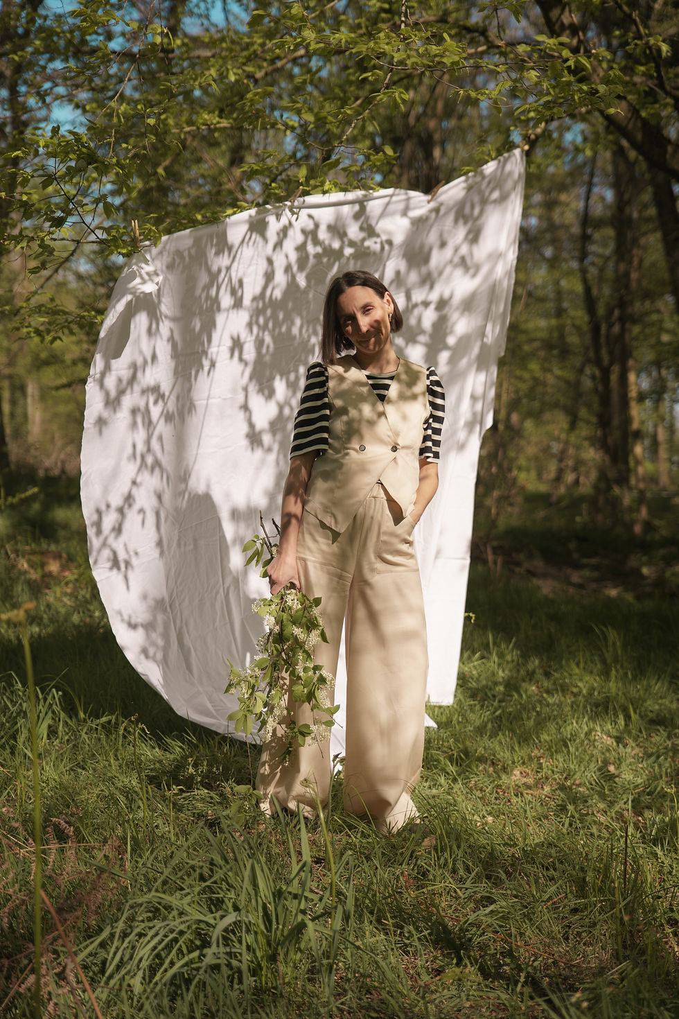 Miniatura: PANTALONE RADICE - PANNA