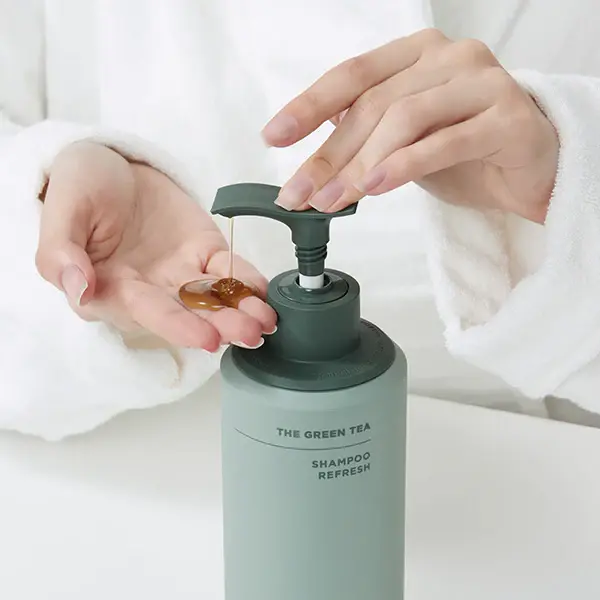 Hình thu nhỏ: (EXTRA 60G) AMOS The Green Tea Shampoo 500g