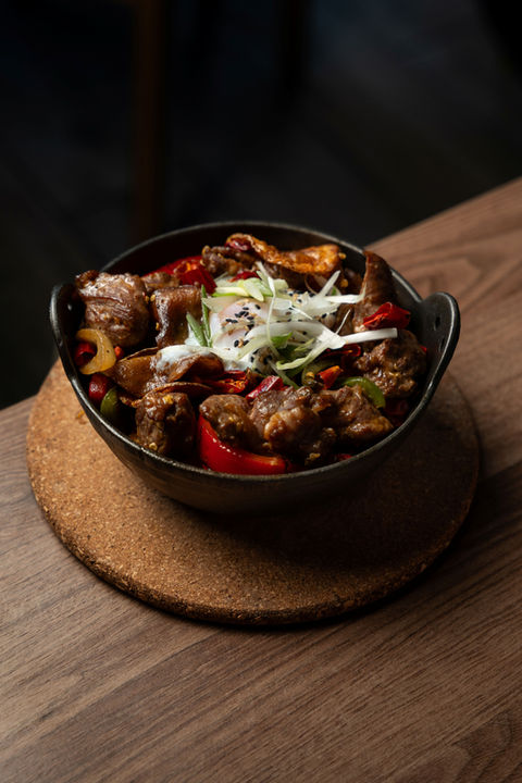 Chipotle Beef Hotpot with potatoes