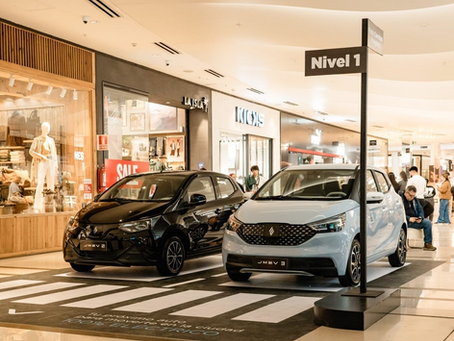 JMEV presenta en Punta Carretas Shopping sus vehículos 100% eléctricos