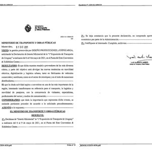 EXPOCARGA 2021 fue declarada de Interés Ministerial por parte del MTOP y del MINTUR
