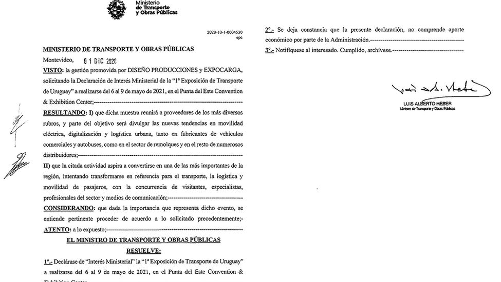 EXPOCARGA 2021 fue declarada de Interés Ministerial por parte del MTOP y del MINTUR