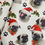 Thumbnail: Pug Christmas Gift Wrap and tag set - Pug dog wrapping paper
