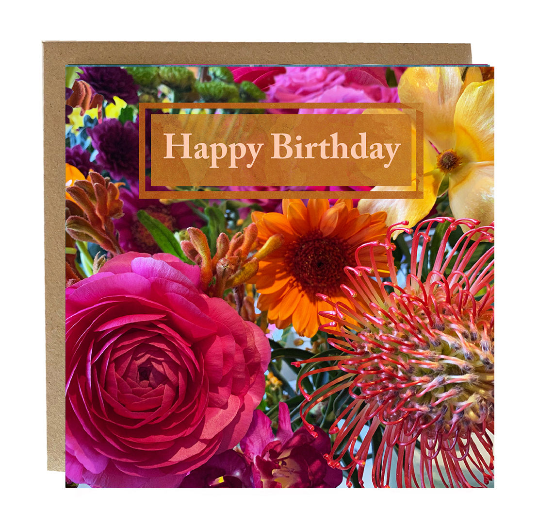 Happy Birthday greeting card