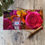 Thumbnail: Brightly coloured pink flower Greeting Card
