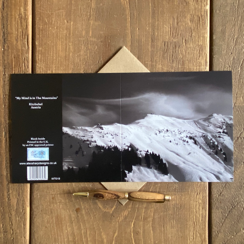 Thumbnail: Kitzbuhel mountain scene greeting card