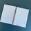 Thumbnail: Dhalia A5 plain page notebook - orange dhali Notebook - pretty floral notebook