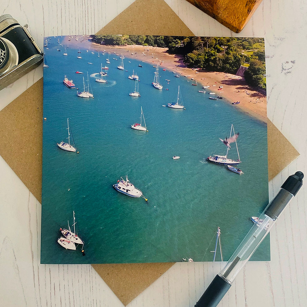 Thumbnail: BL016 SALCOMBE ESTUARY GREETING CARD