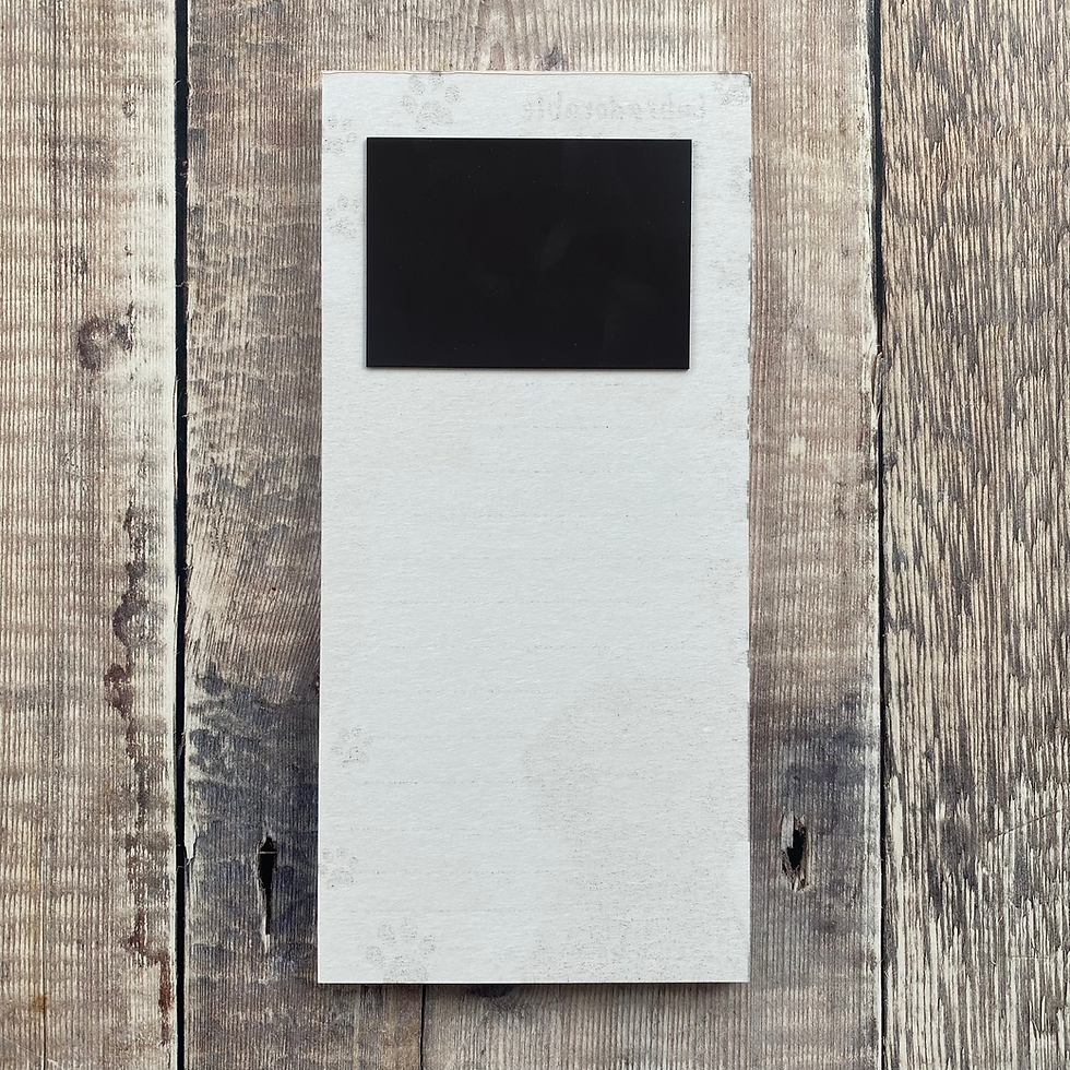 Thumbnail: Magnetic Highland Cow note pad/ Highland Cow Fridge shopping list