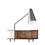 Thumbnail: Arne Jacobsen 'AJ52' Desk in Wood and Leather for Carl Hansen & Son walnut lamp module