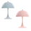 Thumbnail: Verner Panton Panthella 250 Table Lamp pale rose and pale blue louis poulsen two enlighten