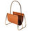 Thumbnail: Carl Auböck Model #4488 Cognac Leather and Brass Magazine Rack