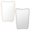 Thumbnail: Gio Ponti F.A. 33 Mirror for GUBI two enlighten packshot