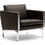 Thumbnail: Hans J Wegner 'CH101' Lounge Chair in Thor Leather for Carl Hansen & Son black leather